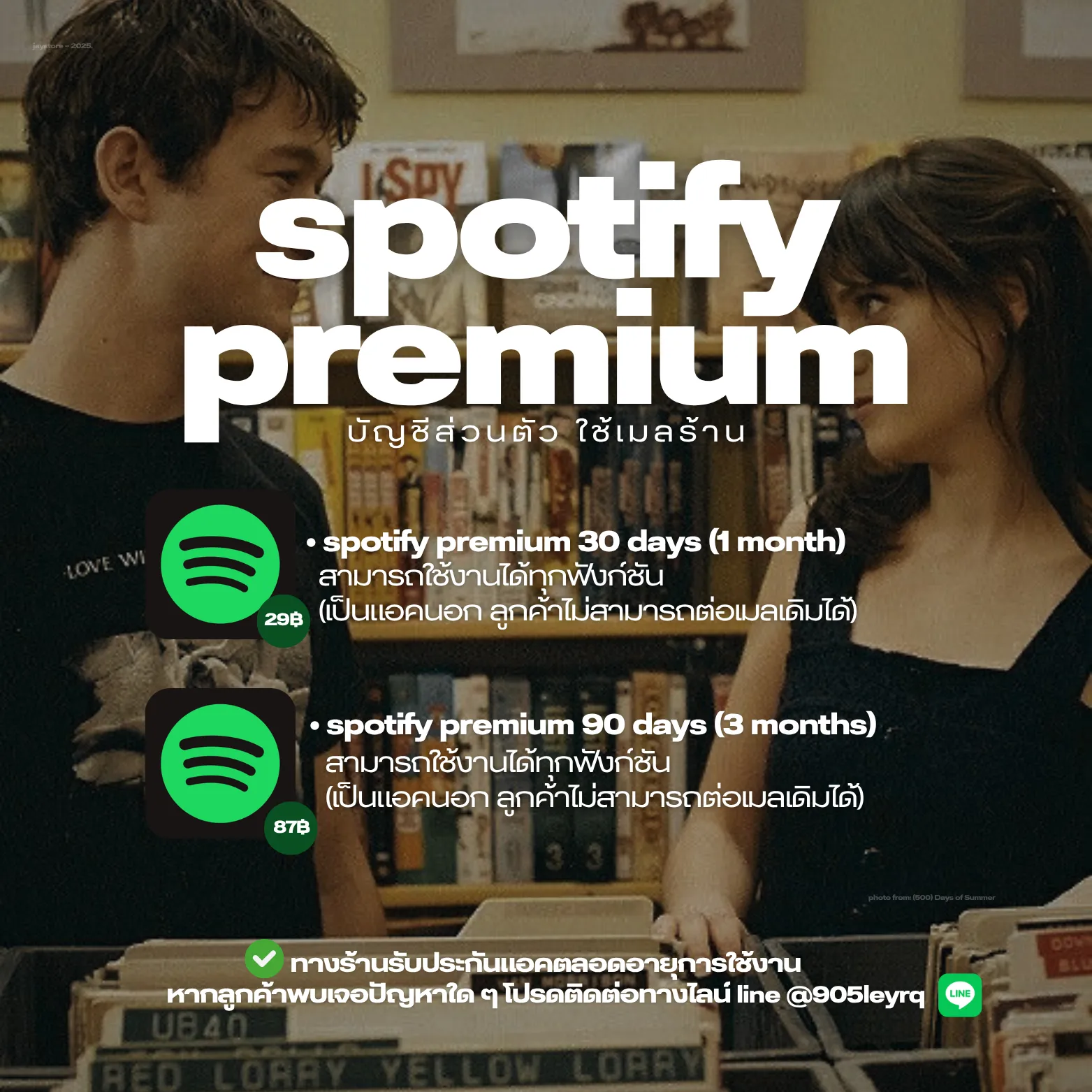 Spotify 30 Days (1 month) แอคนอก